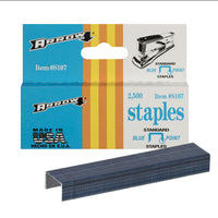 Arrow S107 1/2 in. W X 1/4 in. L 25 Ga. Medium Crown Blue Point Staples 2500 pk