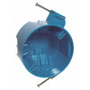 Carlon 20 cu in Round Polycarbonate Electrical Box Blue