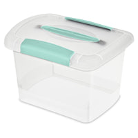 Sterilite 7 in.   H X 7.875 in.   W X 10.5 in.   D Stackable Storage Box