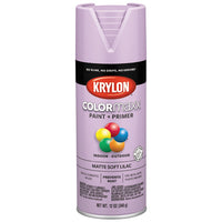 COLORmaxx Spray Paint, Soft Lilac, Matte, 12-oz.