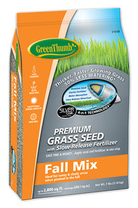 Premium Coated Fall Turfgrass Seed Mix, 7-Lbs., Covers 2,800 Sq. Ft.