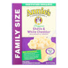 Annie's Homegrown Organic Family Size Shells and White Cheddar Macaroni and Cheese - Case of 6 - 10.5 oz.