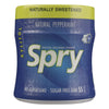 Spry Xylitol Gum - Stronger Longer Peppermint - Case of 6 - 55 count