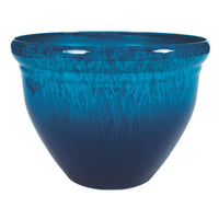 Akro Mils Pza12000dd6 12 Admiral Blue Drip Pizzazz Planter