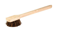 DQB 20 in. W Wood Handle Scrub Brush