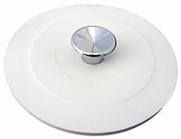 Garbage Disposal Stopper, White Rubber (Pack of 6)