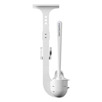 Invisibrush As Seen On TV Plastic White Adjustable Toilet Brush and Caddy