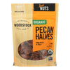 Woodstock Organic Pecan Halves - Case of 8 - 4.5 OZ