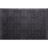 Apache Mills 1.41 ft. L X 2.16 ft. W Black TireTuff Indoor and Outdoor Rubber Door Mat