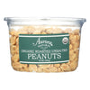 Aurora Natural Products - Organic Roasted Unsalted Peanuts - Case of 12 - 10 oz.