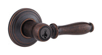 Kwikset Lever Lock Entry Ashfield Bronze