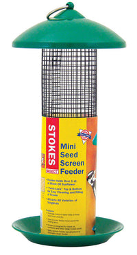 Stokes Select  Mini Seed  Wild Bird  1 qt. Screen/Plastic  Tube  Seed Feeder