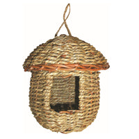 Gardman 8 in.   H X 6 in.   W X 6 in.   L Natural Fiber Bird House