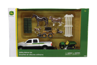 Tomy  John Deere  Utility Vehicle Farm Set  Plastic  21 pc.