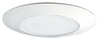 Halo Gloss White 6 in. W Plastic Shower Lens/Trim