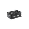 iDesign 14 in. L X 9 in. W X 5 in. H Black Storage Basket