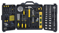 Steel Grip 1-1/4 in. X 1/4, 3/8 and 1/2 in. drive Metric and SAE 6 Point Socket and Tool Set 120 pc