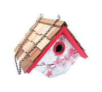 Home Bazaar  7 in. H x 8.25 in. W x 6.7 in. L Wood  Bird House