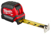 Milwaukee  16 ft. L x 1 in. W Compact Wide Blade  Magnetic Tape Measure  Black/Red  1 pk