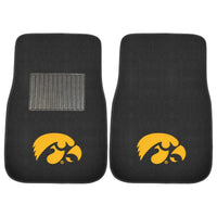 University of Iowa Embroidered Car Mat Set - 2 Pieces