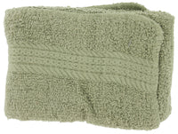 J & M Home Fashions 8623 13 X 13 Olive Green Provence Washcloth (Pack of 3)