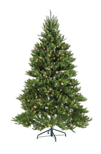 National Tree Fir Hinged Tree Clear Lights 600 Lights 7.5' 2514 Tips