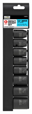 8-Pc. SAE Impact Socket Set, 1/2-In. Drive