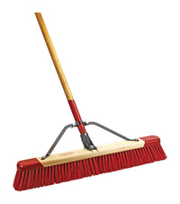 Harper  Push Broom  24 in. W x 60 in. L Synthetic