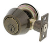 Ultra Hardware Antique Brass Chrome Deadbolt