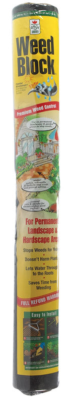 Easy Gardener Weed Block 6 ft. W X 50 ft. L Polyethylene Landscape Fabric