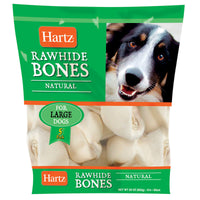 Hartz Rawhide Bones 7 " Natural Flavor