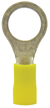 Calterm 61260 3/8" Stud Yellow Ring Terminals