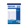 Rediform 5-1/2 in.   W X 8-1/2 in.   L Statement Book 50 sheet