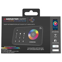 Monster Just Color It Up Wireless Mood Light WiFi Bridge Black 1 pk