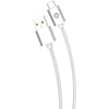 iEssentials USB-C to USB-A Charge and Sync Cable 6 ft. White