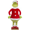 Gemmy Dr. Seuss  Grinch 68.90 in. Dressed as Santa  Yard Decor