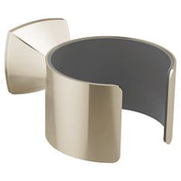 POLISHED NICKEL HAIR DRYER HOLDER