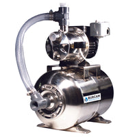 Burcam 3/4 HP 900 gph Stainless Steel Shallow Jet Tank System