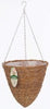 Gardman 12.5 in. H X 14 in. D Rattan Hanging Basket Brown