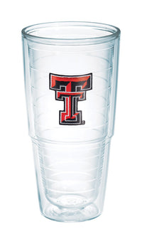 Tervis  Collegiate  24 oz. Texas Tech Red Raiders  Clear  BPA Free Tumbler