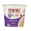 Thinkthin Protein And Fiber Oatmeal - Case of 6 - 1.76 OZ