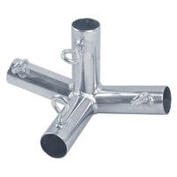 AHC P4D 1-1/2 in. Round X 1-1/2 in. D Galvanized Steel Canopy Fitting