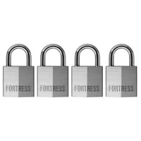 Master Lock Fortress 5.6 in. H X 3/4 in. W Aluminum 3-Pin Tumbler Padlock Keyed Alike