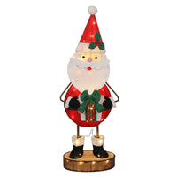 Celebrations LED Warm White 38 in. Santa Yard Decor