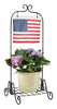 Panacea Black Steel Indoor/Outdoor Plant Stand 40 lbs. Capacity 36 H x 14 W in.