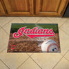 MLB - Cleveland Indians Rubber Scraper Door Mat