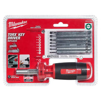 Milwaukee  Torx  9-in-1  Multi-Bit Driver  10 in.