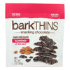 Bark Thins Snacking Dark Chocolate - Almond with Sea Salt - Case of 24 - 2 oz.