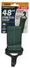 Cargoloc 32428 2" X 48" Green & Black Flat Stretch Strap With J Hooks