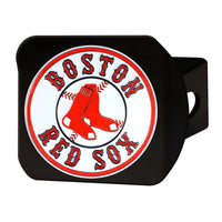 MLB - Boston Red Sox Black Metal Hitch Cover - 3D Color Emblem